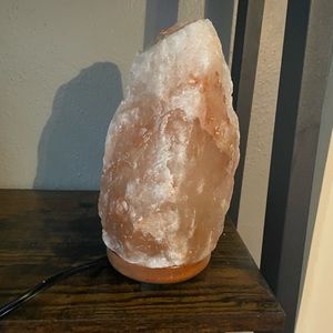 Salt rock lamp